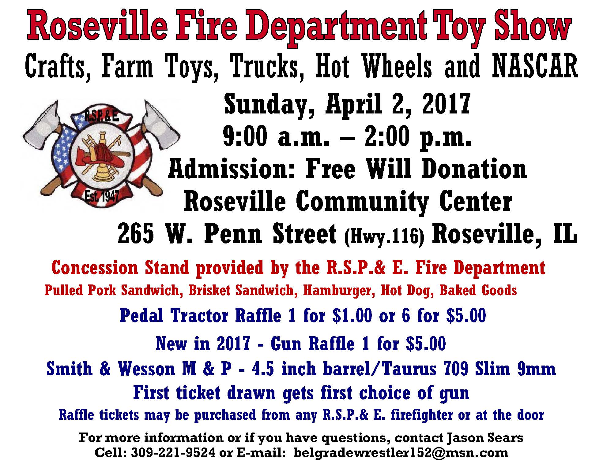 2017 Roseville Fire Dept Toy Show